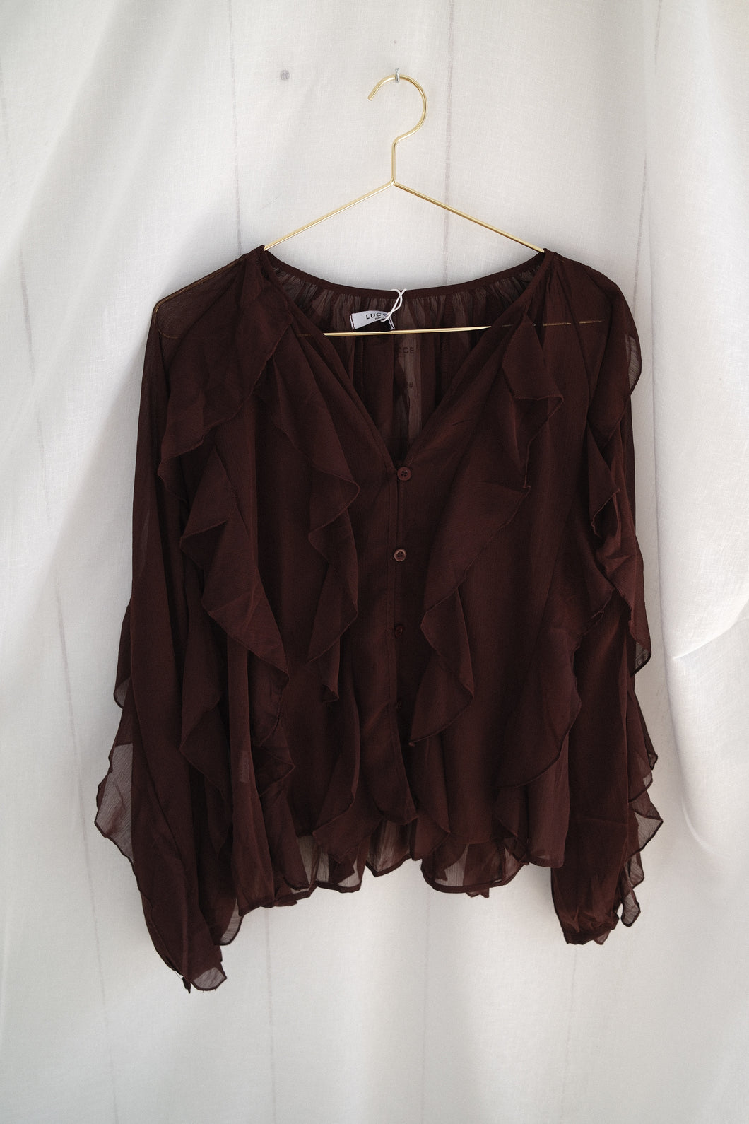Sara Ruffle Blouse