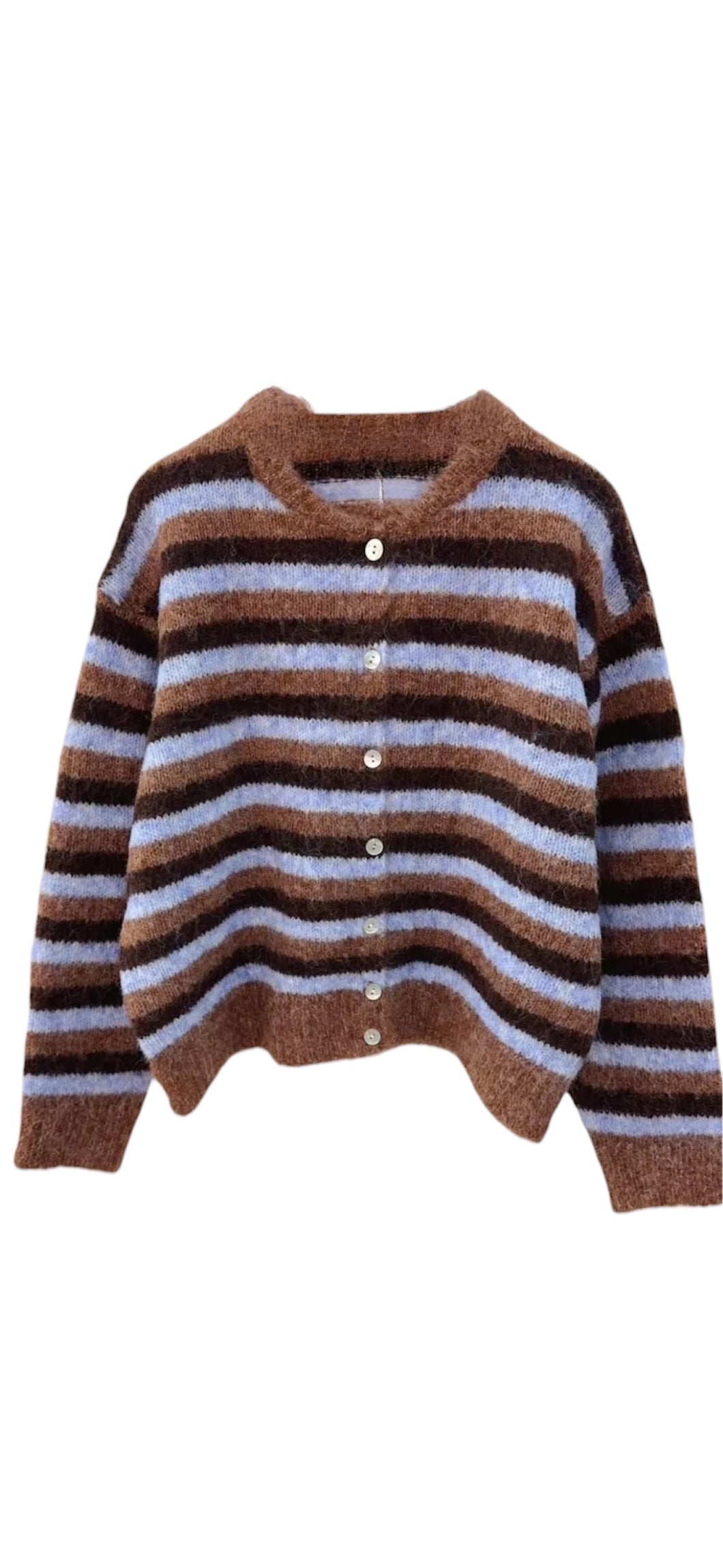 Lola Strepen Vest Blauw