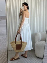 Afbeelding in Gallery-weergave laden, Nina Strapless Jurk Wit
