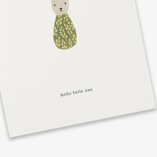 Afbeelding in Gallery-weergave laden, Kaart Baby Rattle ( Hello Little One )

