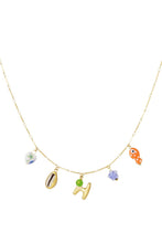 Load image into Gallery viewer, Happy Initials ketting met bedels

