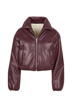 Load image into Gallery viewer, Mees Bomber Bordeaux
