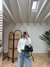 Load image into Gallery viewer, Bianco Strepen Blouse Wit
