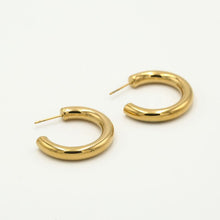 Load image into Gallery viewer, Oorbel Hoop Goud
