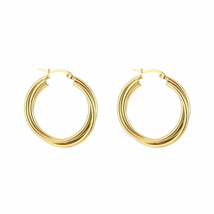 Twisted Hoops - Verschillende Kleuren