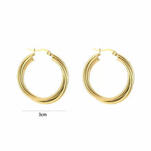 Afbeelding in Gallery-weergave laden, Twisted Hoops - Verschillende Kleuren
