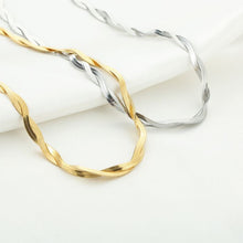 Load image into Gallery viewer, Dubbele Platte Ketting
