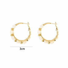 Load image into Gallery viewer, Earrings with clovers Gold
