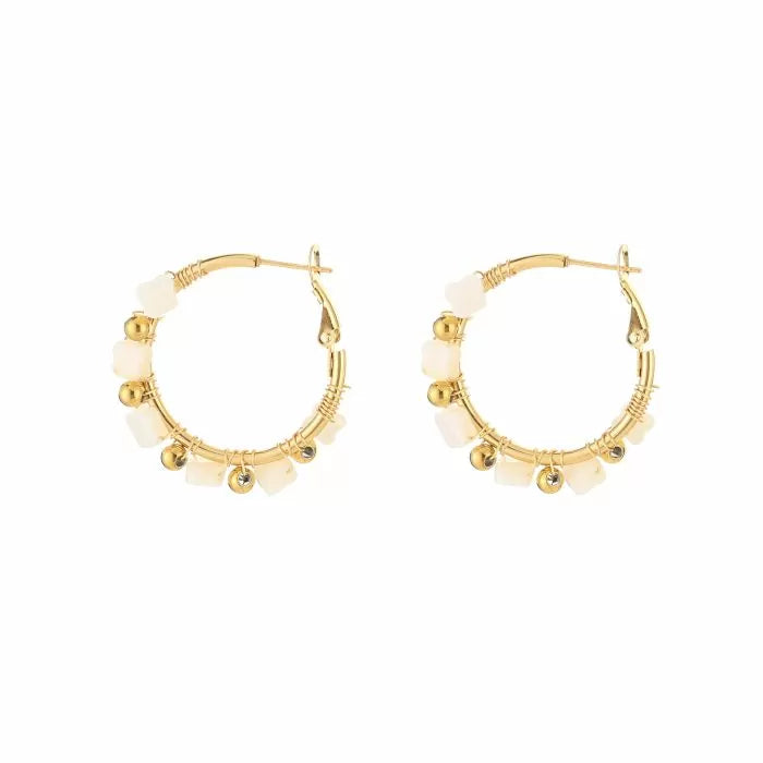 Earrings with clovers Gold