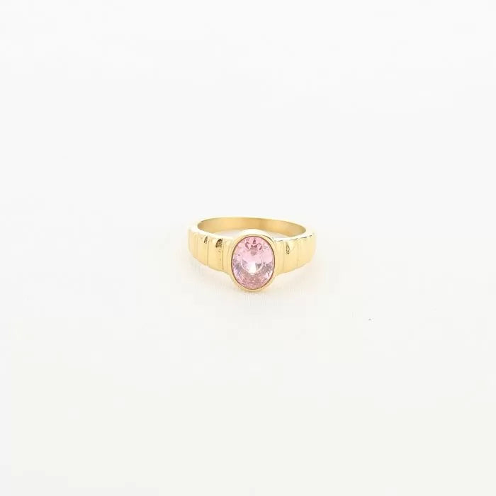 Ring met Roze Steen