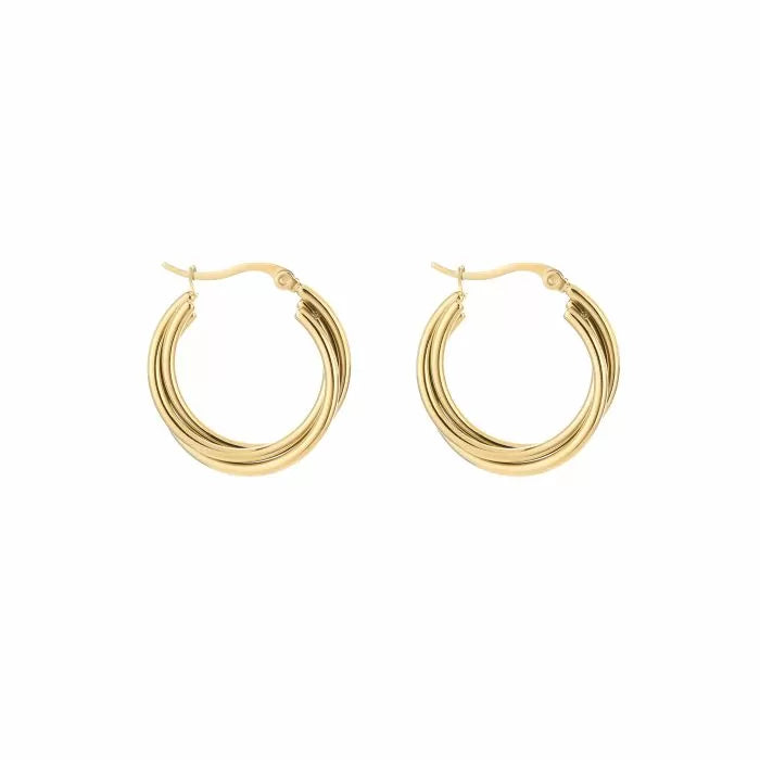 Twisted Hoop - Verschillende Kleuren
