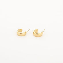 Load image into Gallery viewer, Halve Creolen Oorbellen Goud

