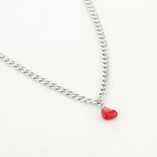 Load image into Gallery viewer, Rode Hartje Ketting - Verschillende Kleuren
