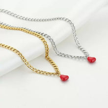 Load image into Gallery viewer, Rode Hartje Ketting - Verschillende Kleuren
