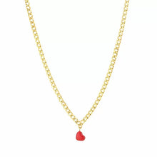 Load image into Gallery viewer, Rode Hartje Ketting - Verschillende Kleuren
