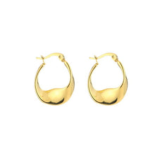 Load image into Gallery viewer, Waved hoops oorbellen - Verschillende Kleuren
