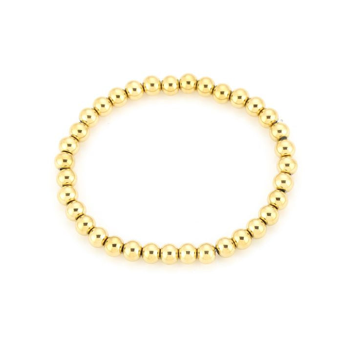 Basic armband met Elastic Goud