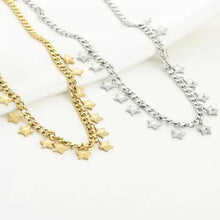 Afbeelding in Gallery-weergave laden, Charms ketting stars - Verschillende Kleuren
