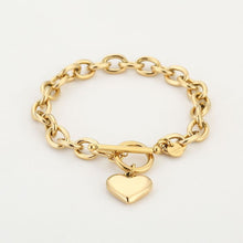 Load image into Gallery viewer, Hart Armband Goud
