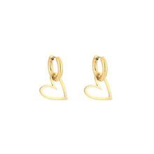 Afbeelding in Gallery-weergave laden, Hart Oorbellen Goud
