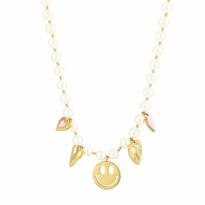Parel Ketting met Bedels
