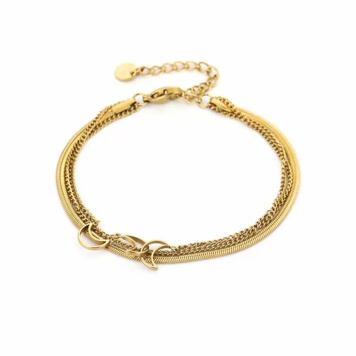 Armband met Maantjes- verschillende Kleuren