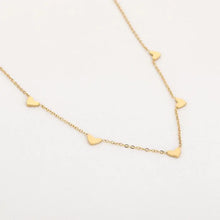 Afbeelding in Gallery-weergave laden, Vijf Hartjes Ketting - Verschillende Kleuren
