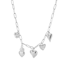 Load image into Gallery viewer, Hartjes bedels ketting - Verschillende Kleuren
