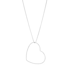 Afbeelding in Gallery-weergave laden, 80 CM Lange Ketting met XL Hart - Verschillende Kleuren
