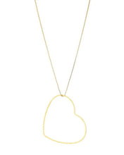 Afbeelding in Gallery-weergave laden, 80 CM Lange Ketting met XL Hart - Verschillende Kleuren
