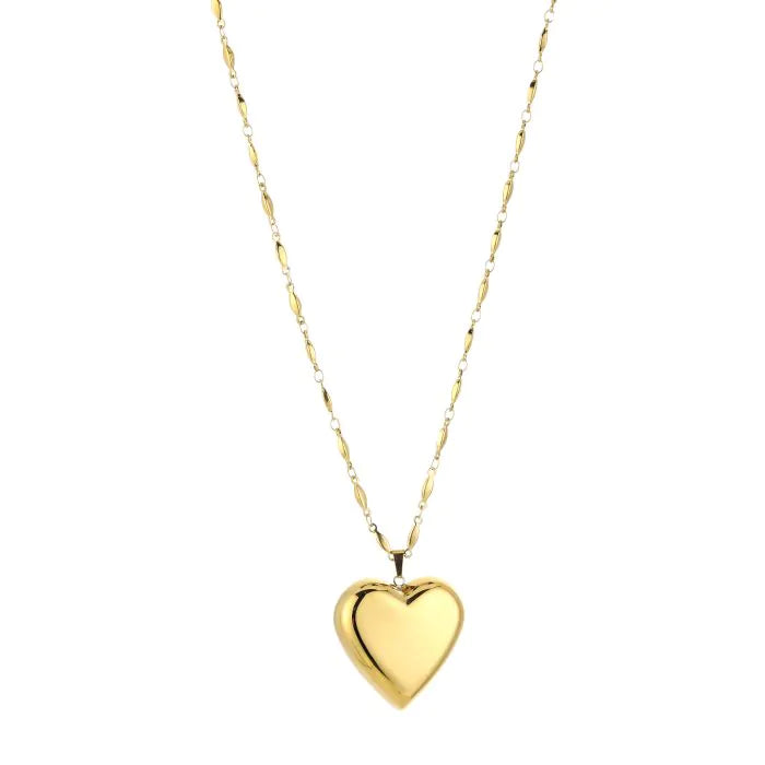 Lange Ketting 80 cm met Groot Hart