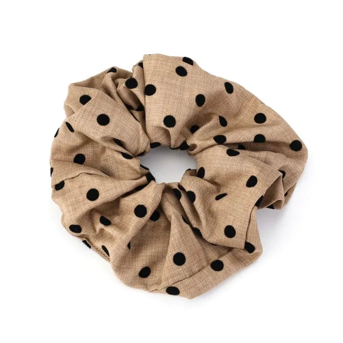 XL Scrunchie Met Stippen - Verschillende Kleuren