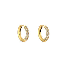Afbeelding in Gallery-weergave laden, Chique Party Creolen Oorbellen Hoops Strass
