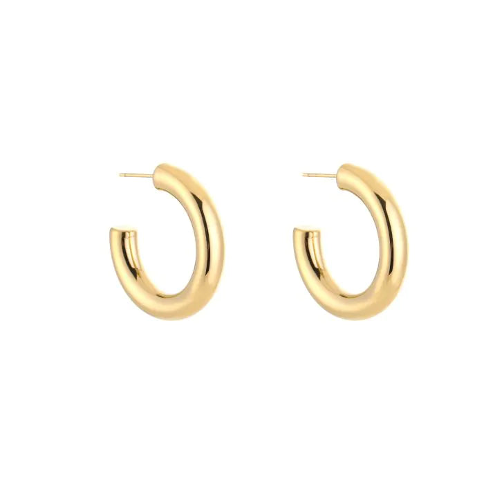 Halve Hoop / Open Hoop Oorbellen 3CM- Verschillende Kleuren