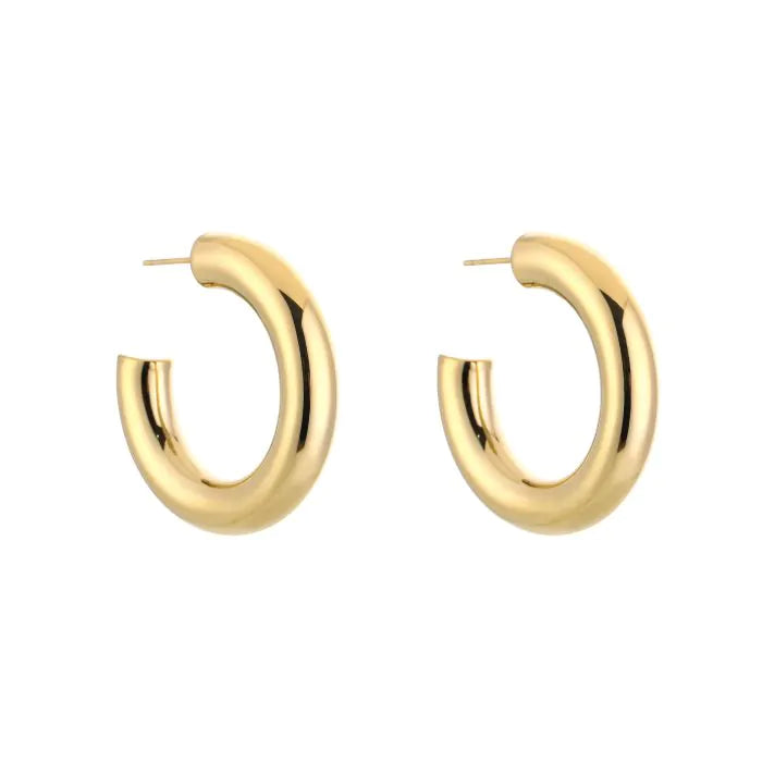 Halve Hoop / Open Hoop Oorbellen 3.5CM- Verschillende Kleuren