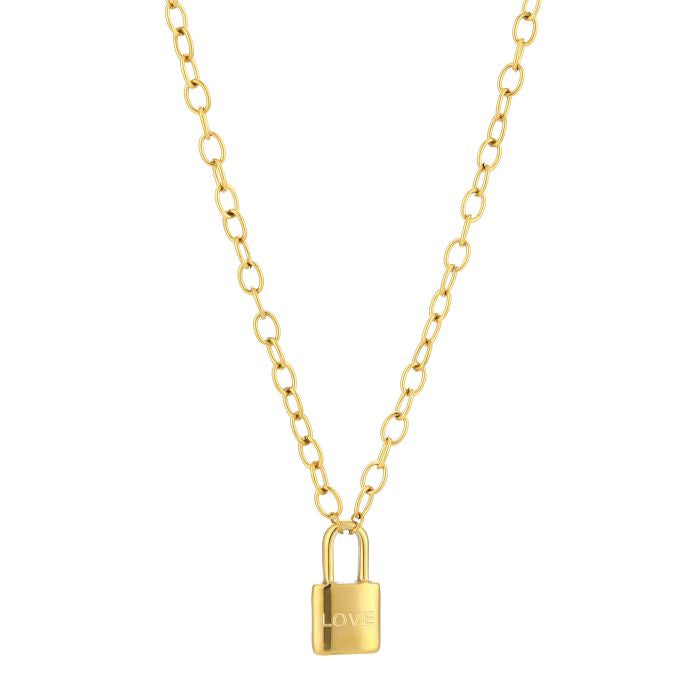 Slotje ketting 50 CM - Verschillende Kleuren