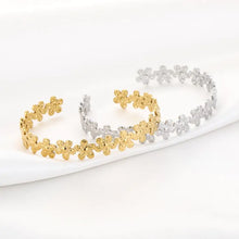 Load image into Gallery viewer, Bloemetjes Bangle Armband- Verschillende Kleuren
