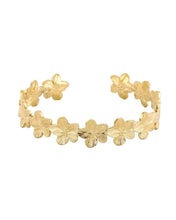 Afbeelding in Gallery-weergave laden, Bloemetjes Bangle Armband Goud
