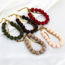 Load image into Gallery viewer, Kralen Armband met Snake Armband - Verschillende Kleuren
