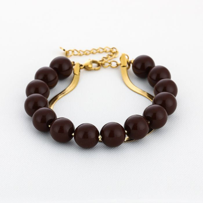 Kralen Armband met Snake Armband - Verschillende Kleuren