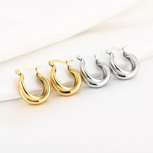 Afbeelding in Gallery-weergave laden, Twisted Hoop - Verschillende Kleuren
