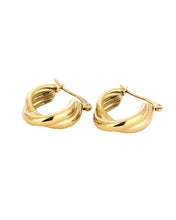 Afbeelding in Gallery-weergave laden, Twisted Hoop - Verschillende Kleuren
