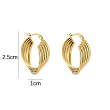 Afbeelding in Gallery-weergave laden, Twisted Hoops - Verschillende Kleuren
