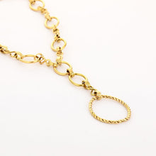 Afbeelding in Gallery-weergave laden, Y Ketting met Cirkels Goud
