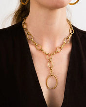 Afbeelding in Gallery-weergave laden, Y Ketting met Cirkels Goud
