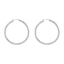 Load image into Gallery viewer, 50MM Hoops met Strass Zirkonia - Verschillende Kleuren

