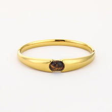 Load image into Gallery viewer, Bangle met Natuur Steen
