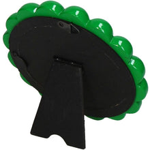 Load image into Gallery viewer, Fotolijst kralen Polyresin Groen 10x10cm
