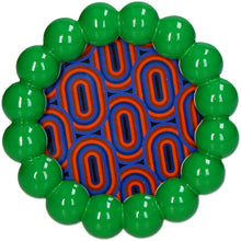 Load image into Gallery viewer, Fotolijst kralen Polyresin Groen 10x10cm
