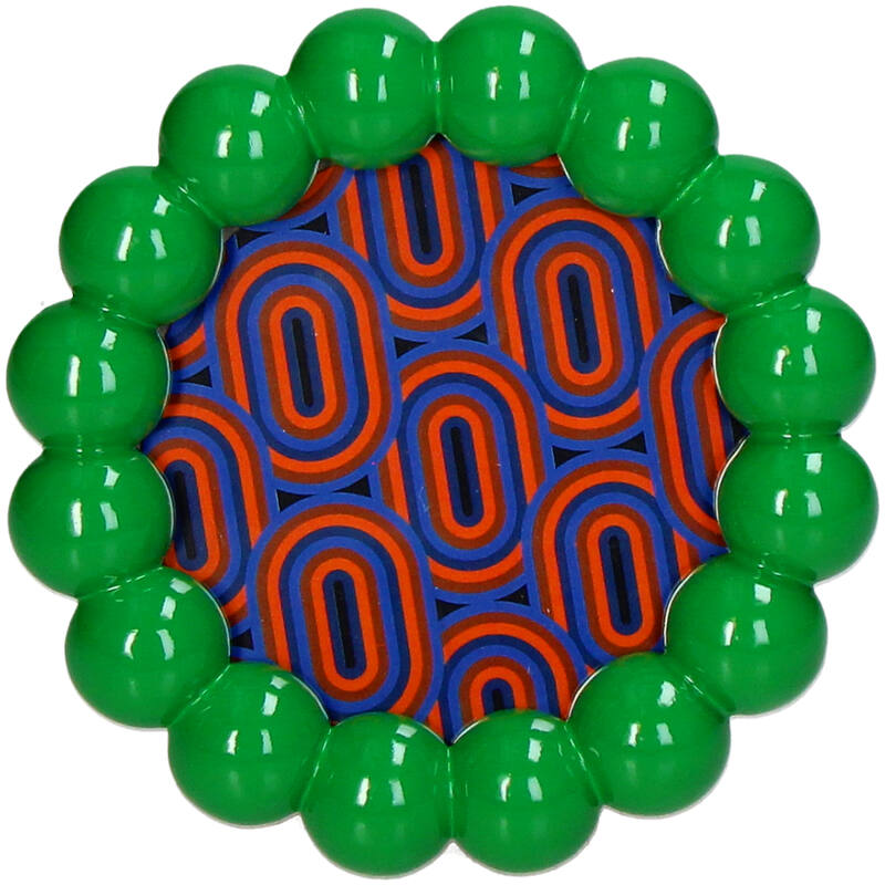 Fotolijst kralen Polyresin Groen 10x10cm